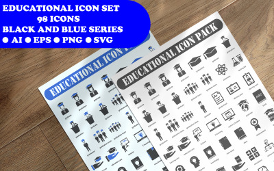 Sjabloon voor onderwijspictogrammen