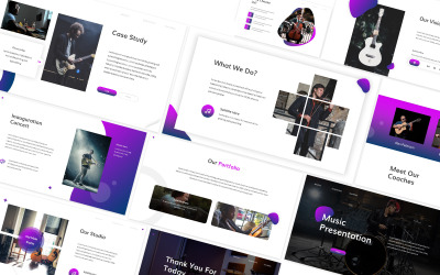 Music 2 Google Slides Template