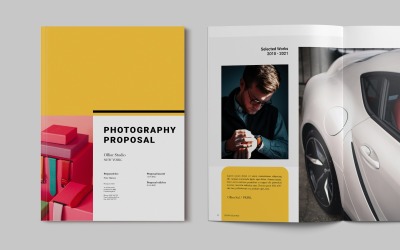 Vorlagen für Fotografie-Vorschlagsmagazine