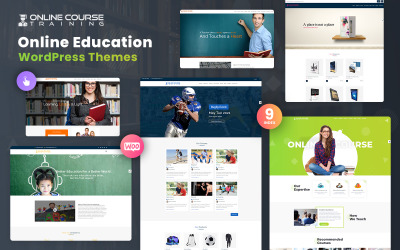 Online-kurs och utbildningsinstitut WordPress-tema