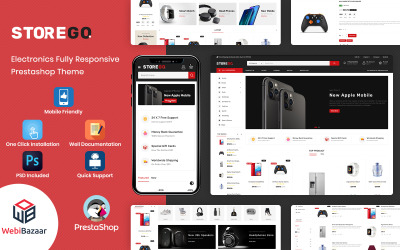 StoreGo - Çok Amaçlı Premium Elektronik PrestaShop Teması