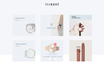 TM Flinque - Zegarek na rękę, moda i akcesoria Motyw PrestaShop