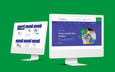 Abudent - šablona pro péči o zuby HTML