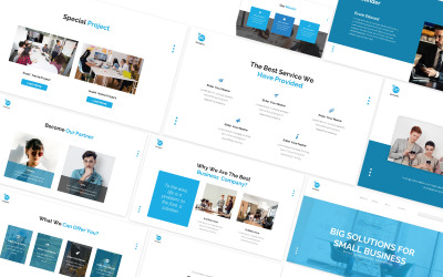 Business Solution Powerpoint Template