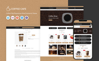Coffee Cafe - шаблон WooCommerce