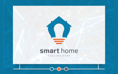Concetto creativo e moderno Vector Smart Home Logo Design