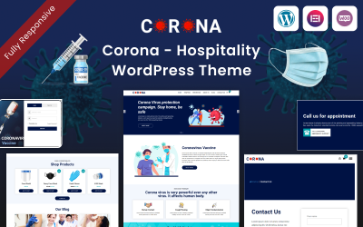Corona - WordPress-tema för gästfrihet