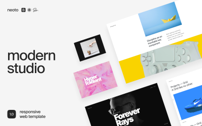 Neoto – Modèle de site Web HTML Bootstrap créatif polyvalent