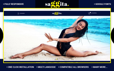 Saggita - Motyw Opencart Sklep z bielizną
