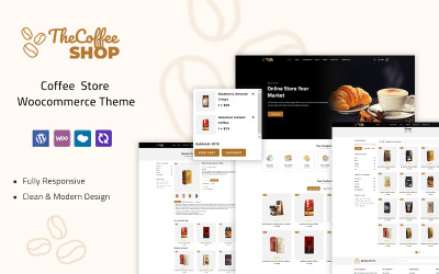 Téma The Coffeeshop - Coffee Store Woocommerce