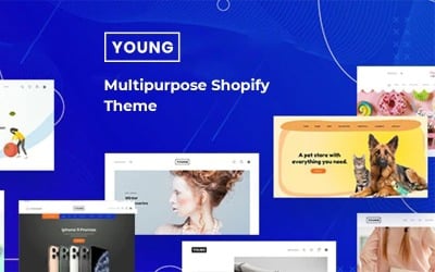 Young - Víceúčelové téma Shopify
