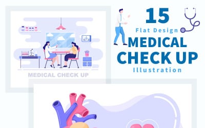 15 Illustratie medische gezondheidscontrole