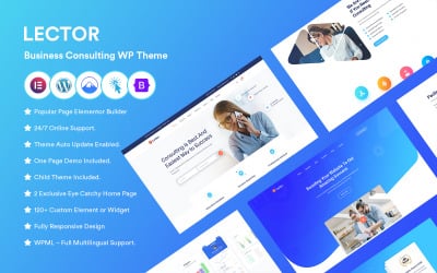 Lector - 商业咨询 WordPress 主题。