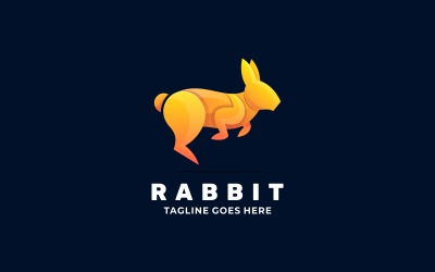 Rabbit Gradient Logo Templates