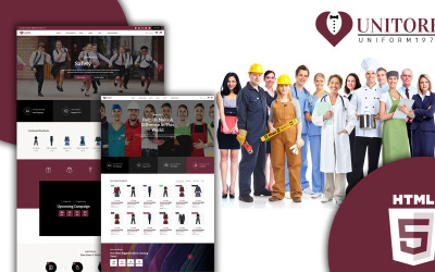 Unitore - Üniforma Mağazası HTML5 Şablonu