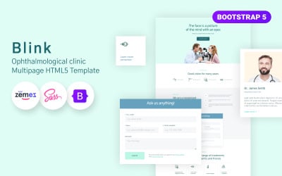 Blink - шаблон магазина очков HTML5