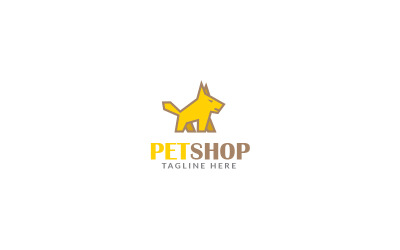 Küçük Pet Shop Logo Tasarım Şablonu