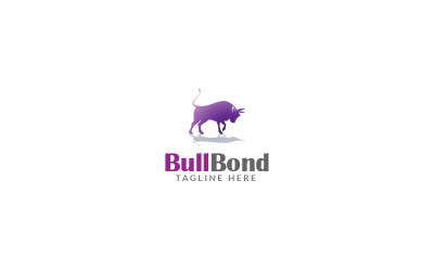 Plantilla de diseño de logotipo Bull Bond