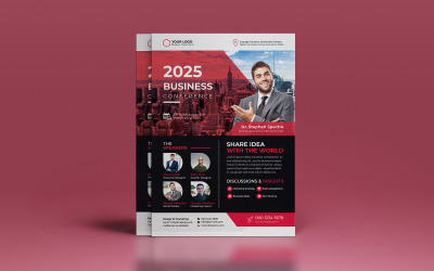 Corporate Business Conference Flyer template