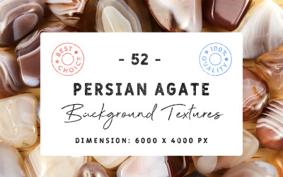 52 Persiska agatbakgrundsstrukturer