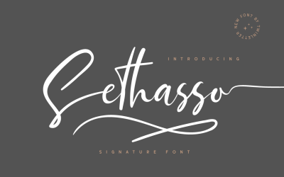 Sethasso - Caratteri distintivi puliti ed eleganti