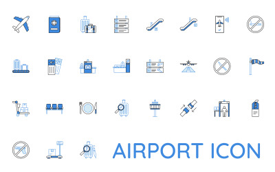 Airport Line Iconset -mall