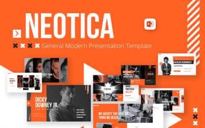 Neotica uniwersalny nowoczesny szablon PowerPoint