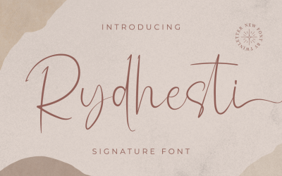 Rydhesti - Carattere affascinante della firma