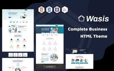 Wasis - Corporate Business HTML5-Vorlage