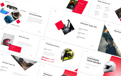 Helmet Shop Google Slides Template
