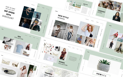 Hemnes Lookbook Google Slide Template