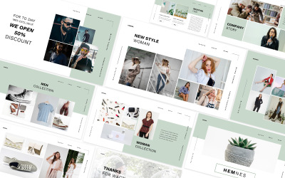 Clothing Store PowerPoint Templates - PPT & PPTX Themes for Merchandise ...