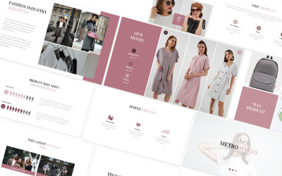 Metro Hanzo Fashion Powerpoint Template