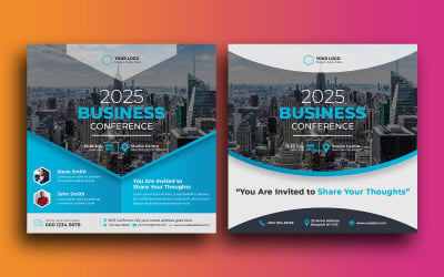 Annual Business Conference Social Media Post Template