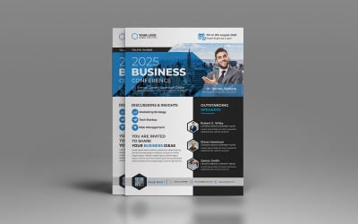 Corporate Annual Conference Flyer Template