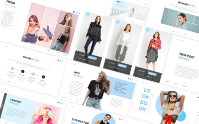 Fashion Lookbook Googleslides Template