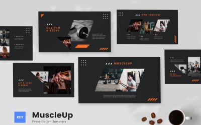 MuscleUp - Gym Keynote sablon