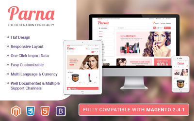 Parna - Responsives Mehrzweck-Magento 2 Theme