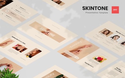 Skintone - Skönhetsvård Powerpoint -mall