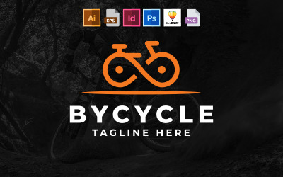 Bicycle Minimalist Logo Template