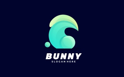 Estilo do logotipo Bunny Gradient