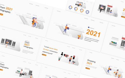 Shopping Illustration Googleslides Template
