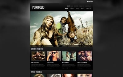 Бесплатная адаптивная тема WordPress для портфолио фотографа