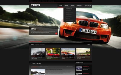 Безкоштовний адаптивний шаблон WordPress для автомобіля