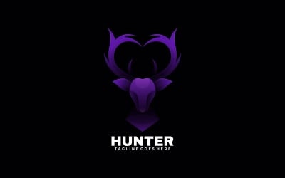 Deer Hunter Gradient Logo