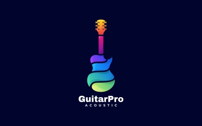 Gradientowe kolorowe logo Guitar Pro