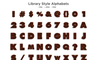 Kütüphane Tarzı Alfabe, Abc Tipografi