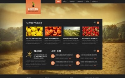 Tema de WordPress de agricultura gratis