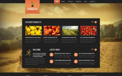 Tema WordPress de agricultura grátis