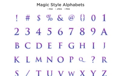 Varázslatos ábécé, abc tipográfia